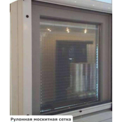 Рулонні москітні сітки для вікон (у коробі з напрямними)