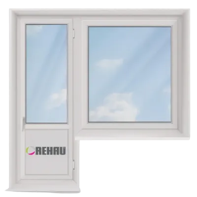 Балконний блок Rehau 1900×2170